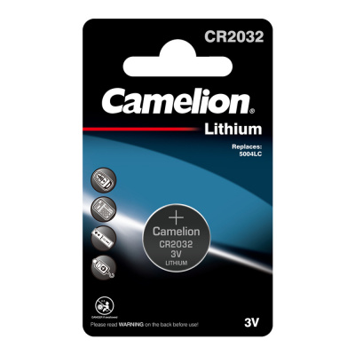 Батарейка CAMELION Lithium Battery CR2032-BP1 CR2032 (1шт)