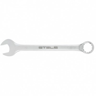 Ключ комбинированный 32мм STELS матовый хром