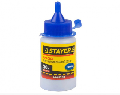 Краска для разметочных шнуров 50г синяя "STAYER"