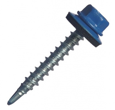 Кровельный саморез 4,8*35 (ярко-синие) RAL 5005