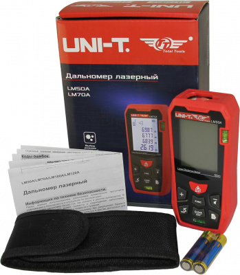 Дальномер лазерный LM50A TT+UNI-T