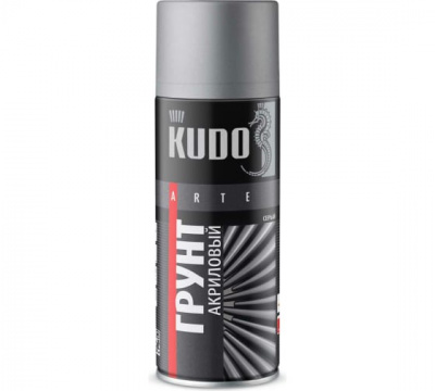 Грунт акриловый 520мл KUDO серый KU-2101