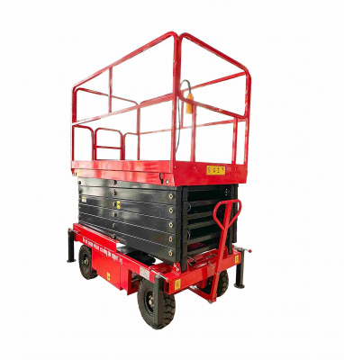 Телескопический подъемник несамоходный 500 кг 10 метров