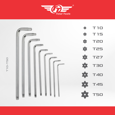 Набор ключей шестигранников Cr-Mo (Т10-Т50) ТТ