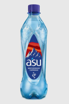 Вода газированная A'SU 0.5л