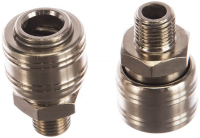 Переходник быстросъемный("мама") 1/4" Stels, 2шт