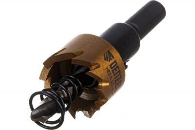 Коронка по металлу HSS 20 мм нитридтитановое покрытие DENZEL