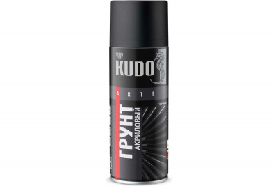 Грунт акриловый 520мл KUDO черный KU-2103