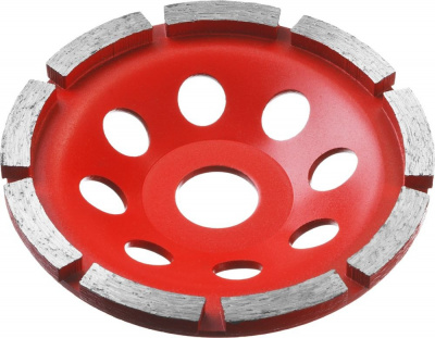 Чашка алмазная зачистная, 125мм однорядная ЗУБР