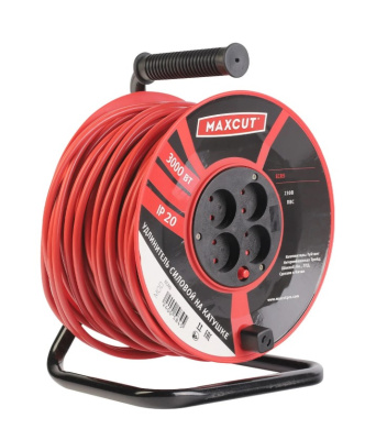 Удлинитель электрический 20 м 4 роз. ТТ ECRS 315-20 ПВС 3х1,5 IP20 катушка пластик