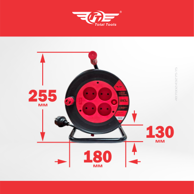 Удлинитель электрический 20 м 4 розетки TT