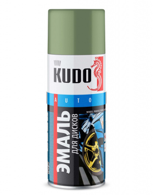 Краска 520мл KUDO болотная для дисков KU-5204