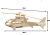 Сборная декоративная модель TT “Lockheed AH-56 Cheyenne”