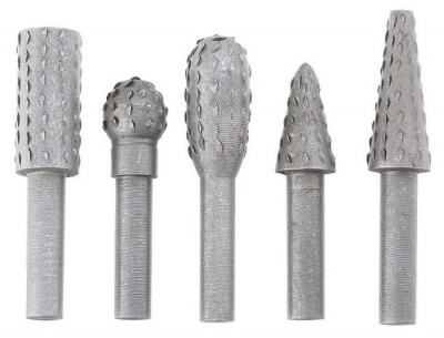 Набор шарошек по дереву 5шт,MATRIX