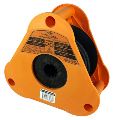 Удлинитель электрический 20 м 4 роз. ТТ "Призма" КГ 3х1,5 IP44 катушка пластм.