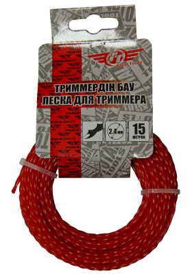Леска для триммера Твист 2,4 мм*15м TT