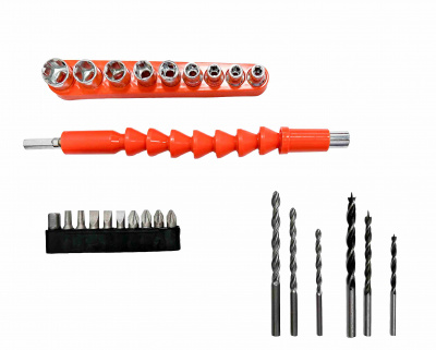 Дрель аккумуляторная бесщеточная (шуруповерт) (с набором) MT