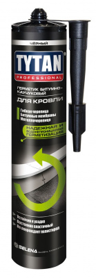 Герметик кровельный TYTAN битум.- каучуковый черный