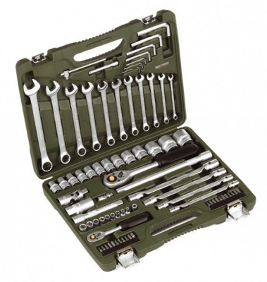 Набор инструмента ДЕЛО ТЕХНИКИ  77 предметов 1/2", 1/4" 