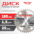 Диск (круг) пильный TT 185*20(36Т)