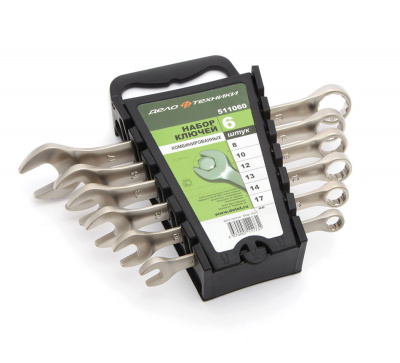 Набор кл. комб. 8-17мм ДЕЛО ТЕХНИКИ 6шт. пластик холдер