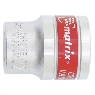 Головка  22мм  6-гранная CrV под квадрат 1/2