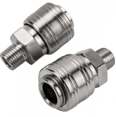 Переходник быстросъемный("мама") 3/8" Stels, 2шт