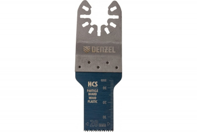 Насадка-лезвие пазовая прямая по дереву HCS 20*1,4мм мелкий зуб DENZEL