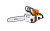 Пила цепная бензиновая STIHL  MS-182 (шина 40см) 2,2 л.с. Профессиональная