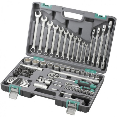 Набор инструмента STELS  88 предметов 1/2", 1,4", Сr-V