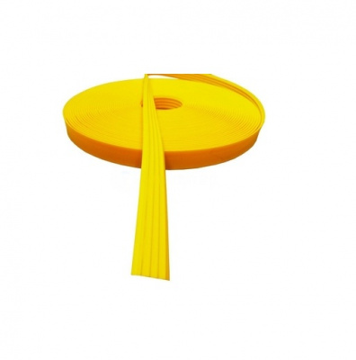 Лента тактильная направляющая ПВХ 4мм*29мм , цвет желтый, 25м