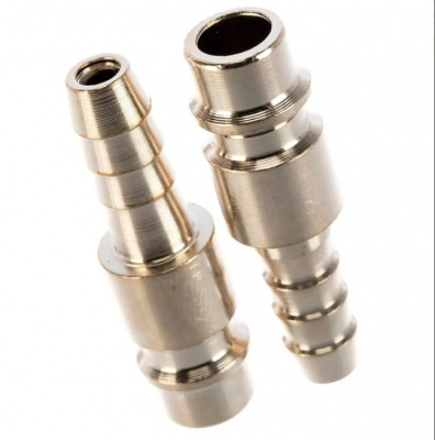 Переходник быстросъемный("папа") со штуцером "елка" под шланг 8мм Stels, 2шт