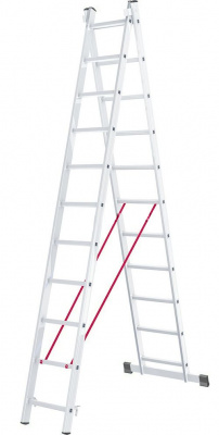 Лестница алюминиевая  2 секц. 11 ступ.