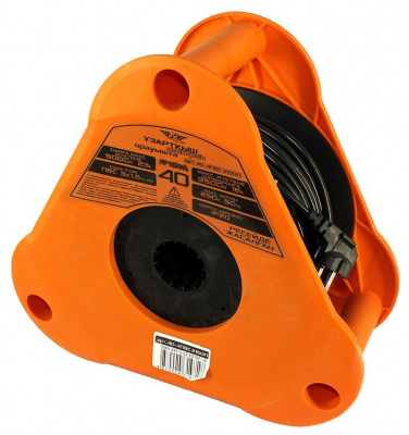 Удлинитель электрический 40 м 4 роз. ТТ "Призма" ПВС 3х1,5 IP20 катушка пластм.