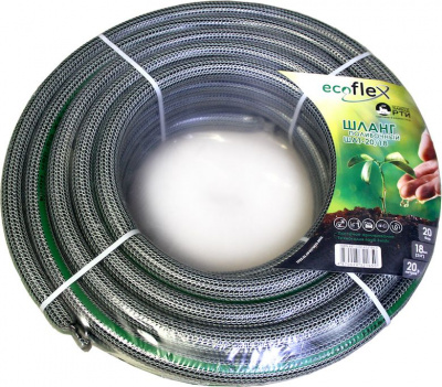 Шланг поливочный "EcoFlex" ТТ ШАТ -20/18, (d.18мм, 20 метров)