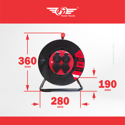 Удлинитель электрический 50 м 4 розетки TT