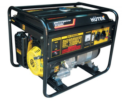 Бензогенератор HUTER DY5000L (без аккумулятора)