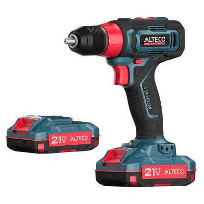 Дрель аккумуляторная (шуруповерт) ALTECO CD 21-35 X2,21V