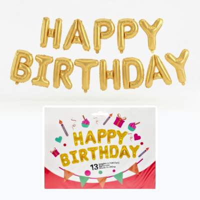 Растяжка праздничная Happy birthday