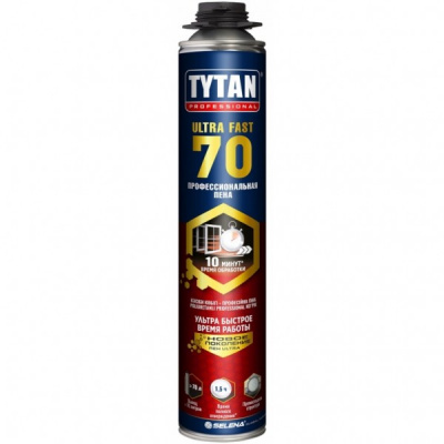 Пена монтажная TYTAN ПУ 70 ULTRA FAST профес. 870мл