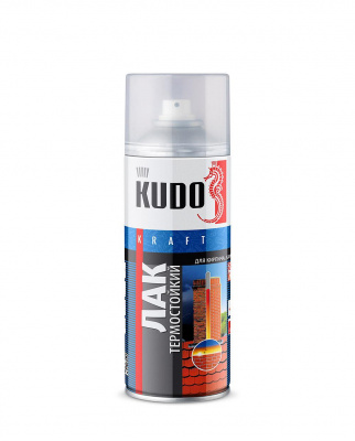 Лак 520мл KUDO термостойкий KU-9006