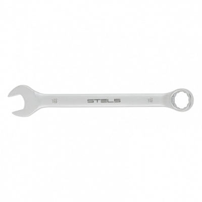 Ключ комбинированный 16мм STELS матовый хром