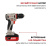 Дрель аккумуляторная (шуруповерт) CROWN CT21091HX-4 