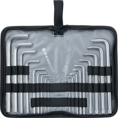 Набор ключей имбусовых HEX-TORX, MATRIX 18шт