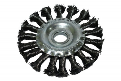 Щетка торцевая 180 мм металл