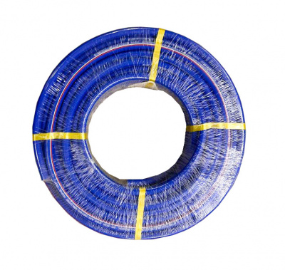 Шланг армированный воздушный синий 8мм (длина 30м)