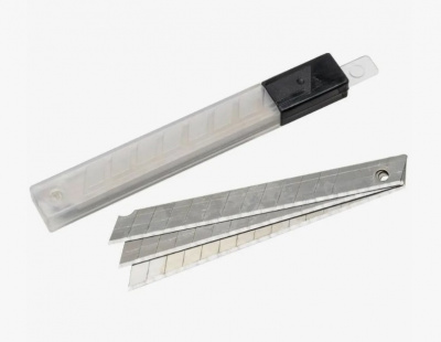Лезвия  9мм для канцелярских ножей 