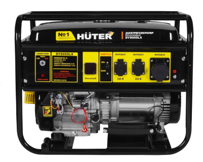 Бензогенератор HUTER DY8000LX  7 кВт AVR