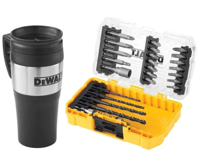 Набор бит и сверл DT70707 DEWALT 25пр.+ кружка