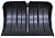 Лопата снеговая 540*370мм, пластм., алюм. пл., без черен., №13